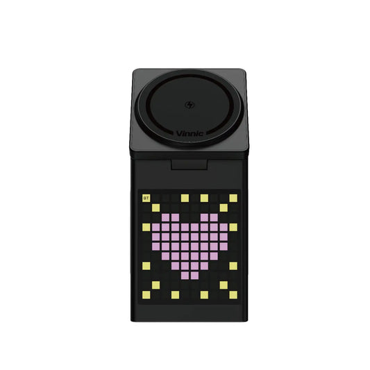 VINNIC SPICKARD 5-in-1 Charg. Dock VPPD-31WSCG4-BK Wireless Speaker,Clock Idealshop