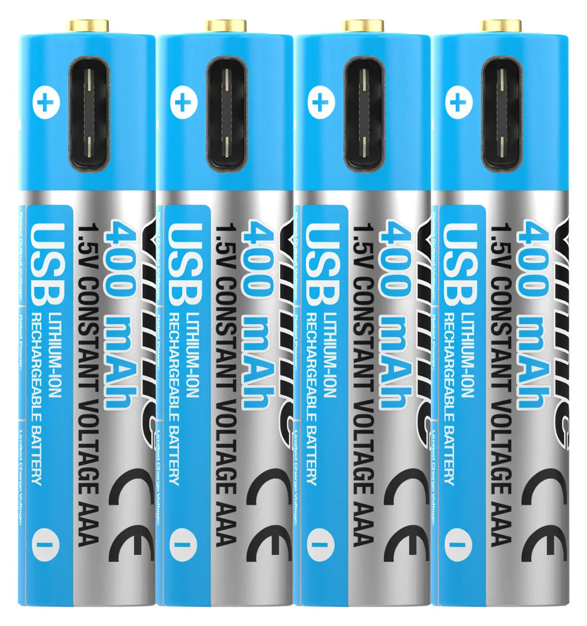VINNIC USB Rech. Batt. AAA Type-C VPRB-UC3A-4PC 400mAh,Case,4pcs. Idealshop