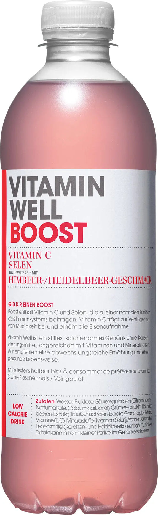 VITAMIN WELL Boost, Pet 6670 50 cl, 12 Stk. Idealshop
