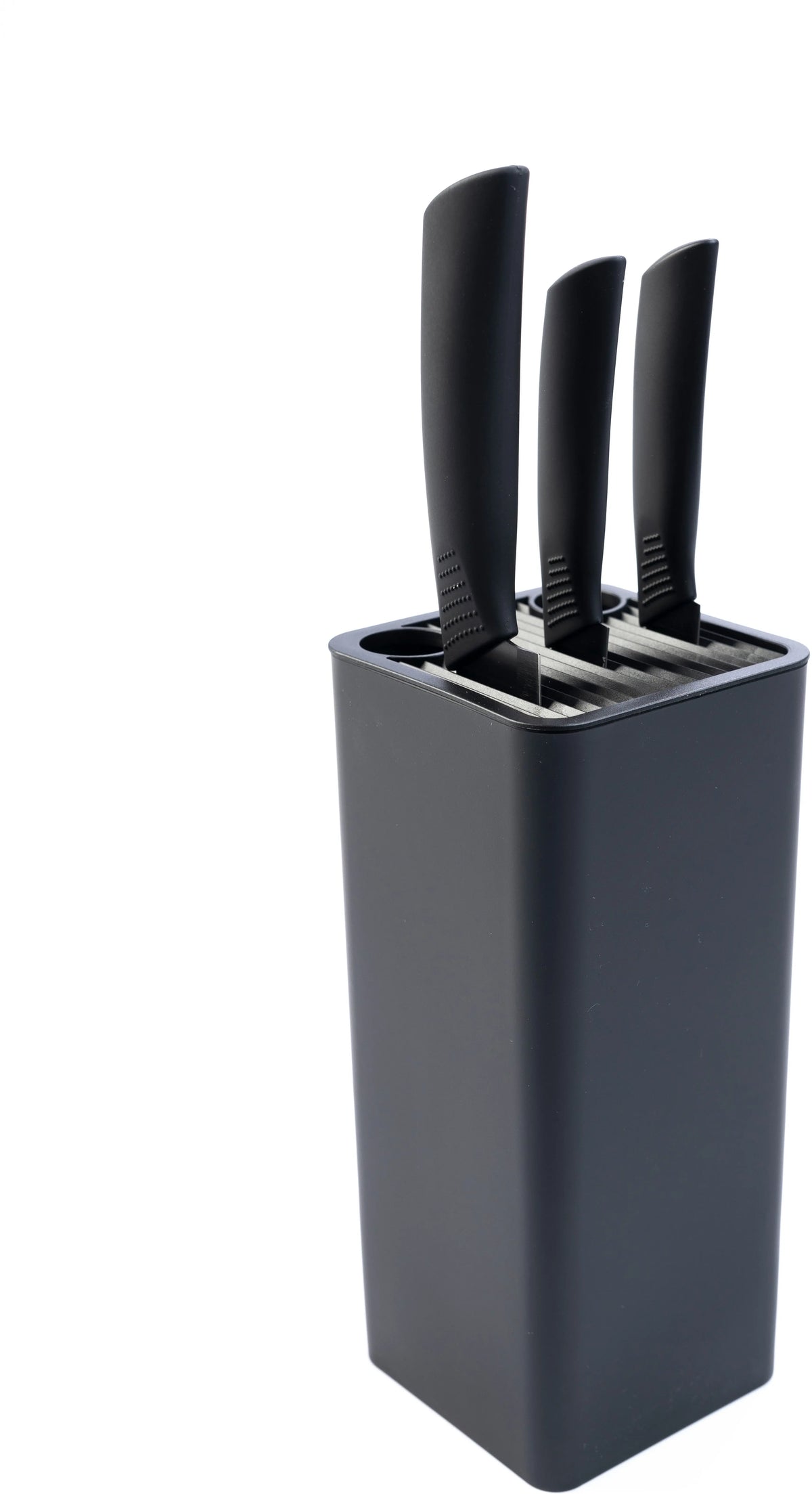 VIVANCO Messerset mit Block 20074 3-teilig, schwarz Idealshop