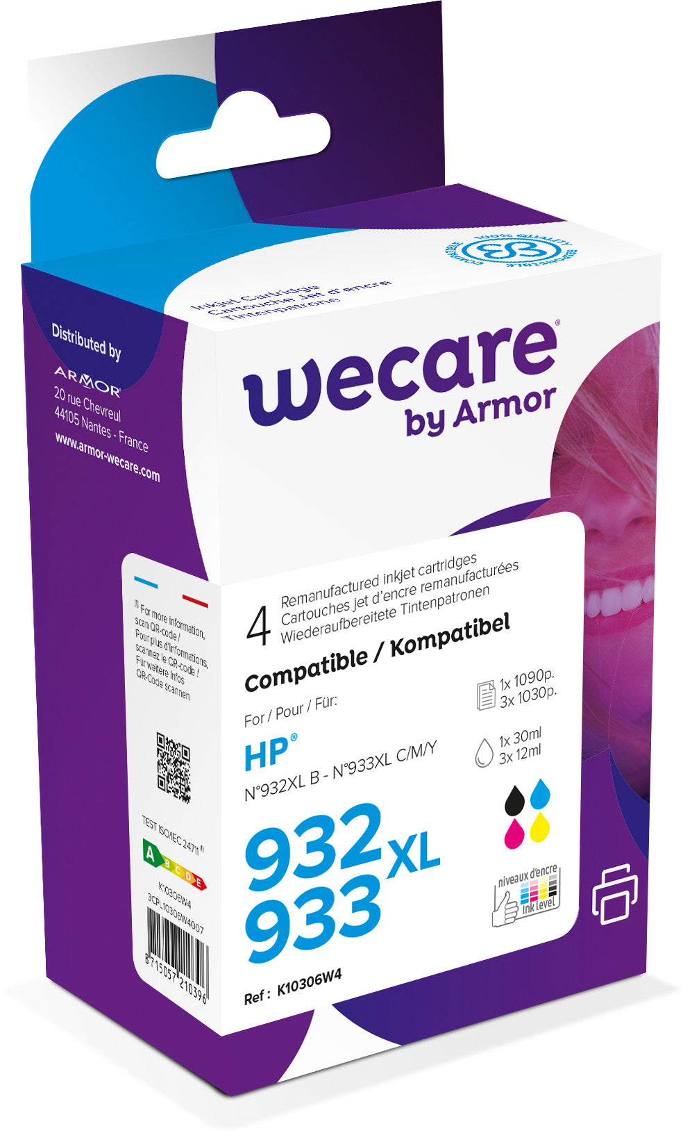 WECARE    Multi 932XL/933 rebuilt  CMYBK