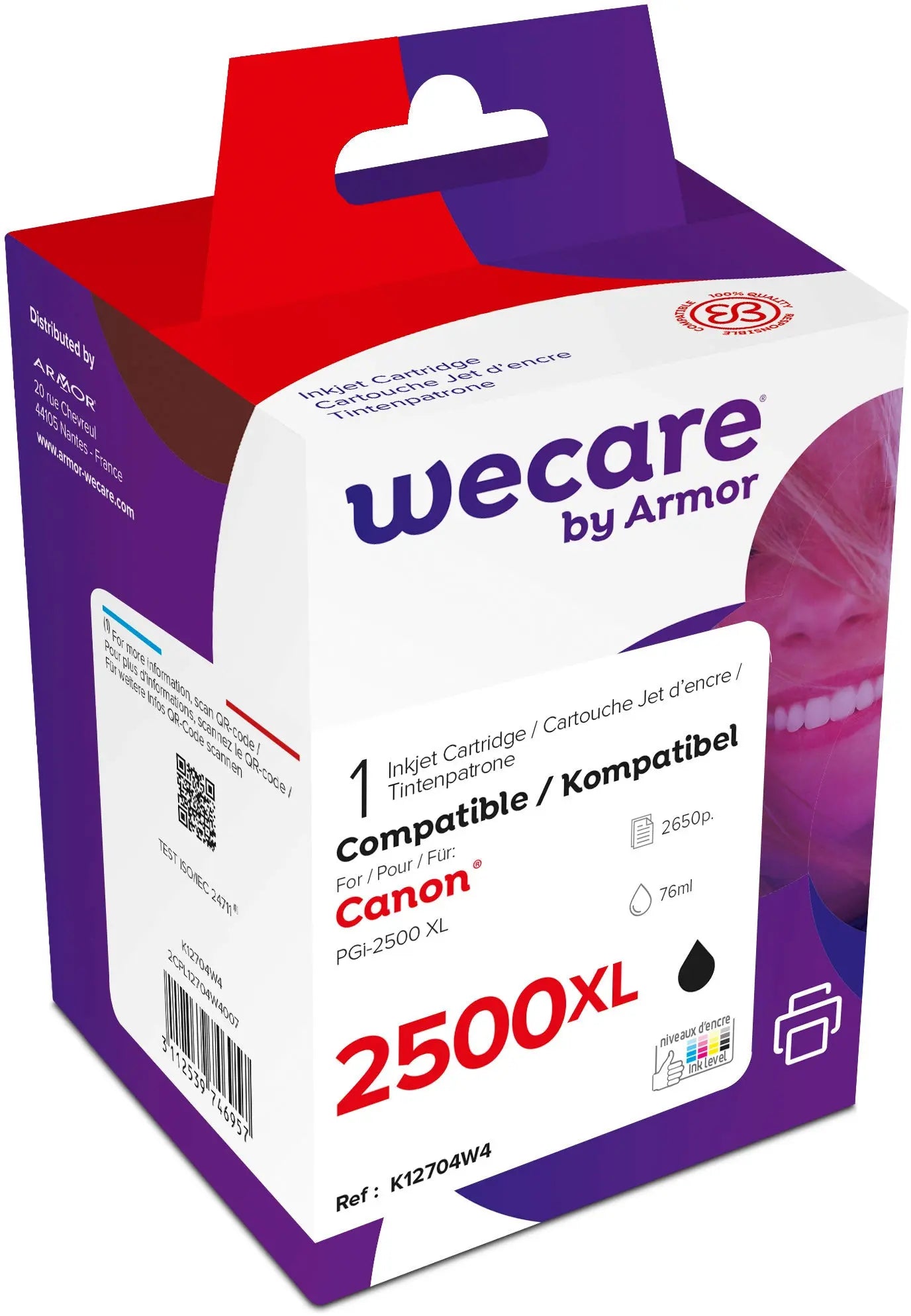 WECARE    Tinte XL rebuilt       schwarz Idealshop