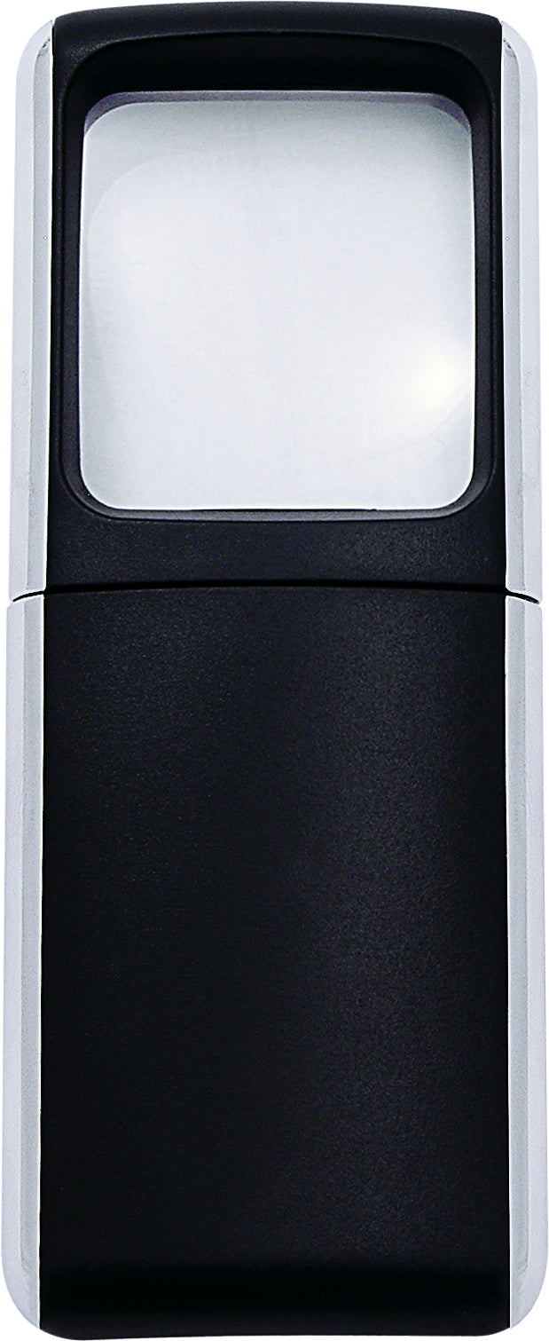 WEDO Rechtecklupe mit LED-Licht 2717501 schwarz Blister Idealshop