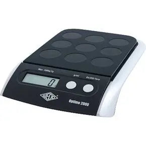 WEDO Digitalwaage Optimo 2000 482001 Tragkraft bis 2kg 23x4x16cm Idealshop