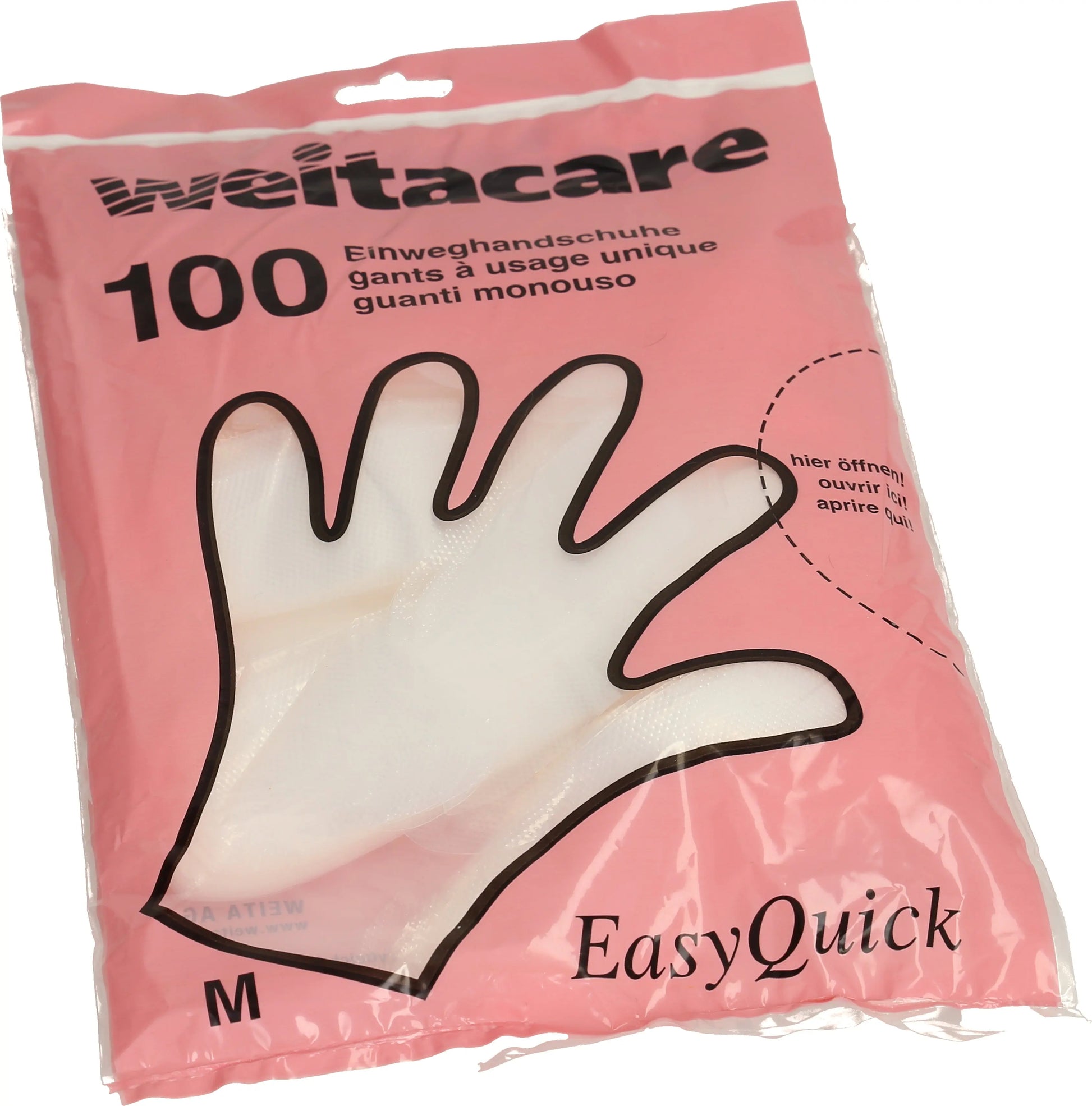 WEITA Handschuh Damen Easy Quick 270491 transparent 100 Stück Idealshop
