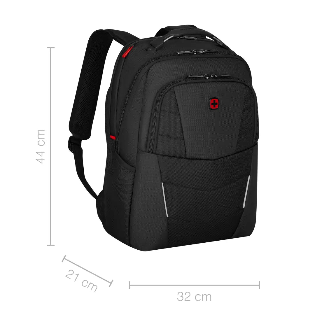 WENGER Laptop Backpack Altair Black 653186 15.6 inch with Tablet Pocket Idealshop