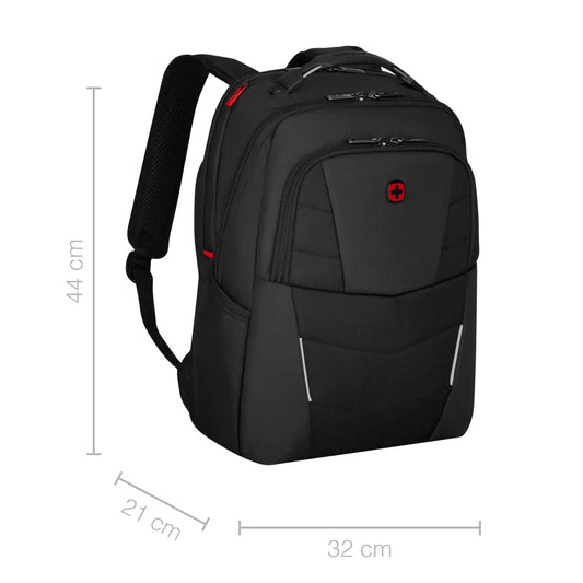 WENGER Laptop Backpack Altair Black 653186 15.6 inch with Tablet Pocket Idealshop