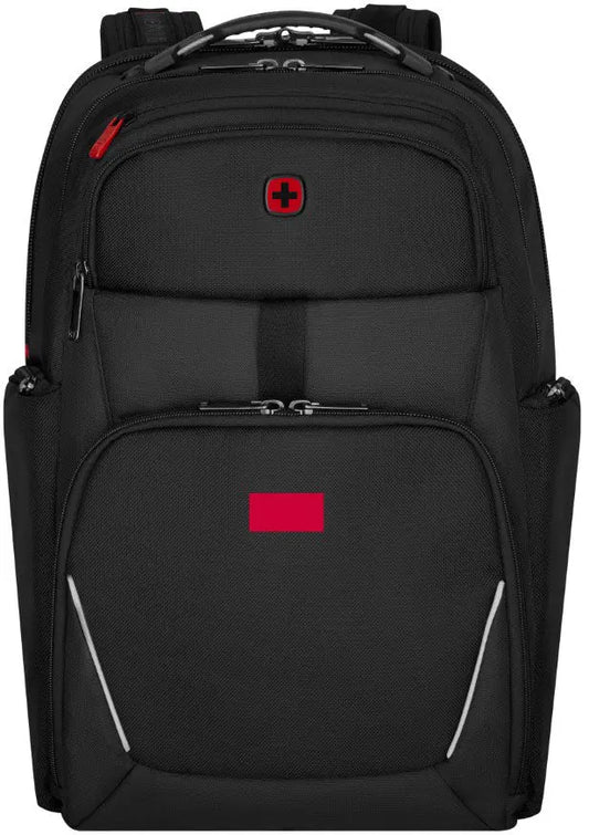 WENGER Laptop Backpack Meteor Black 653188 17 inch with Tablet Pocket Idealshop