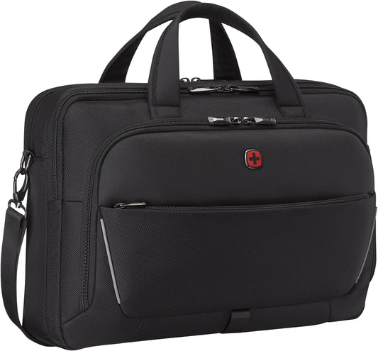 WENGER Laptop Briefcase 16 - 17inch 653498 Meteor Brief Black Idealshop