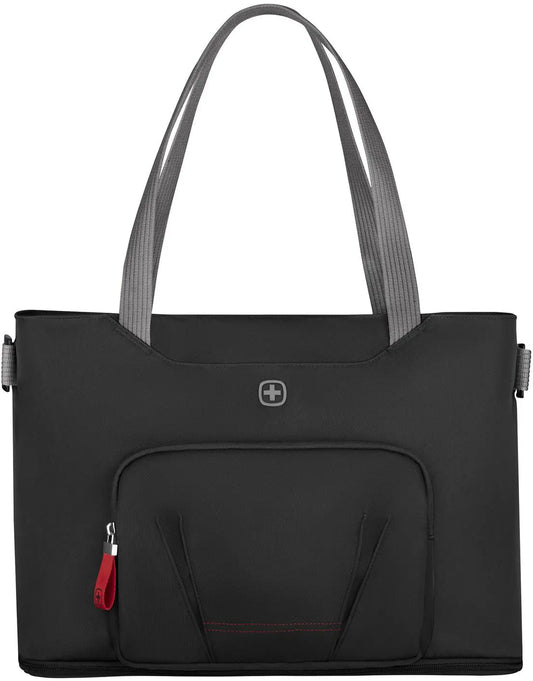 WENGER Motion Deluxe Tote 15.6 Inch 612543 Laptop Tote Chic Black Idealshop