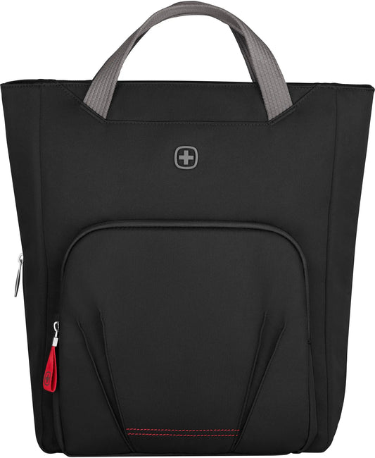 WENGER Motion Vertical Tote 15.6 Inch 612541 Laptop Tote Chic Black Idealshop