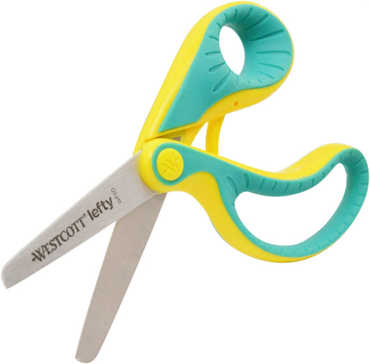 WESTCOTT Schere Softrgip Ergo 13cm E-22003 00 gelb/türkis Idealshop