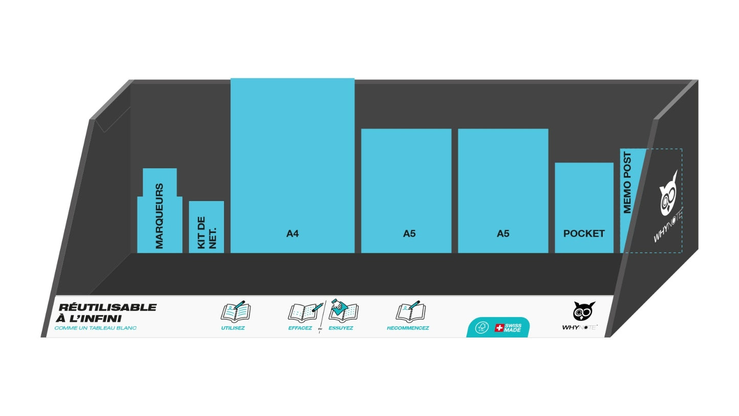 WHYNOTE   Display leer                FR