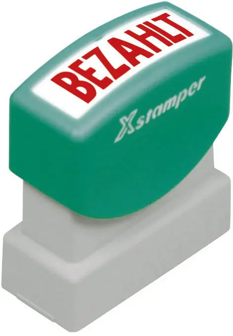 XSTAMPER Stempel Bezahlt GE 10-R rot Idealshop