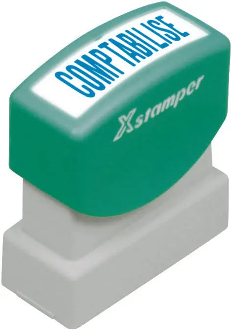 XSTAMPER Stempel Comptabilisé F F129-B blau Idealshop