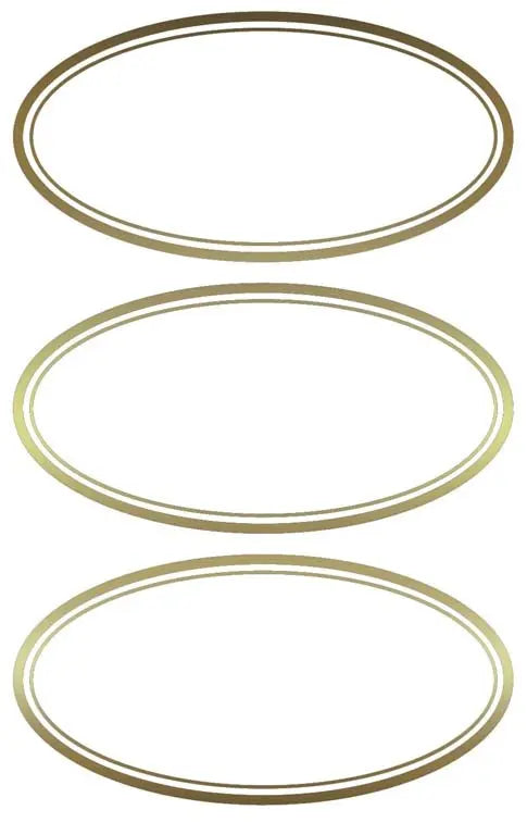 Z-DESIGN Haushaltetiketten 59419 Goldrand 2 Stück Idealshop
