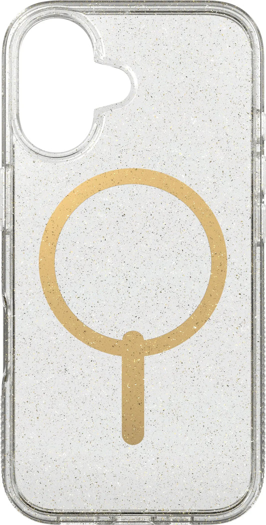 ZAGG Milan Cases Snap Apple 702315126 iPhone 16,Gold Glitter Idealshop