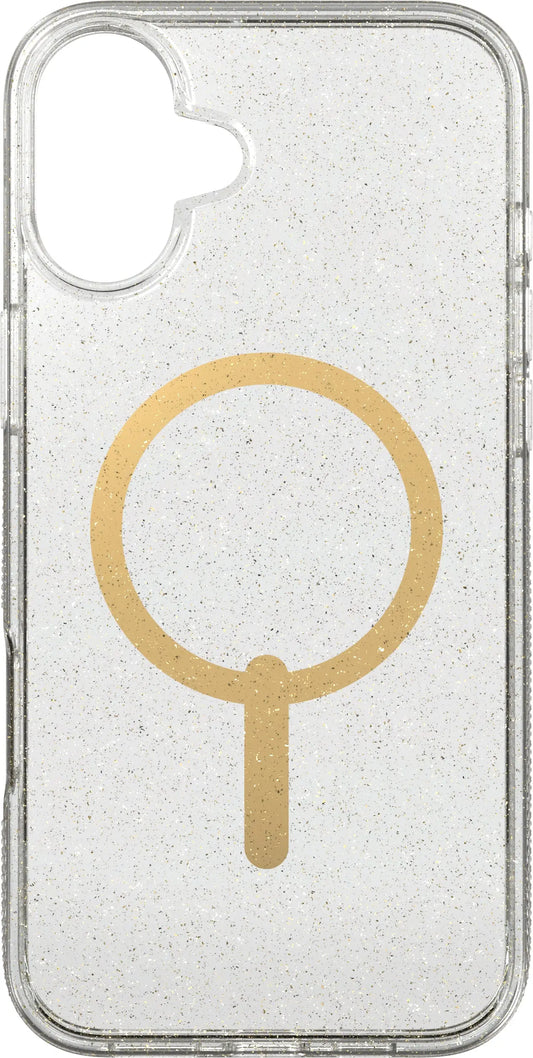 ZAGG Milan Cases Snap Apple 702315127 iPhone 16 Plus,Gold Glitter Idealshop