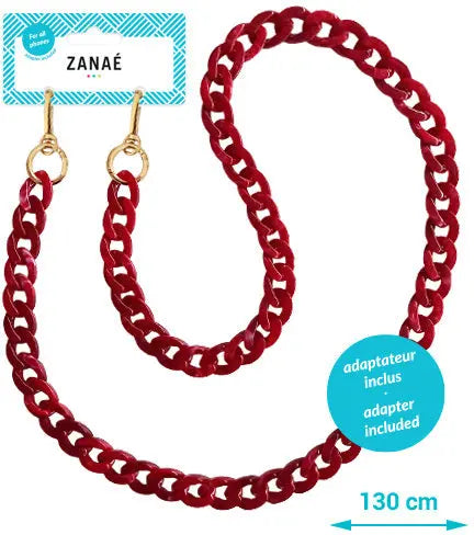 ZANAÉ Phone Necklace Coral 17378 Mineral Spring red Idealshop