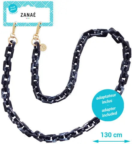 ZANAÉ Phone Necklace Espresso 18319 Cosy Capuccino black Idealshop