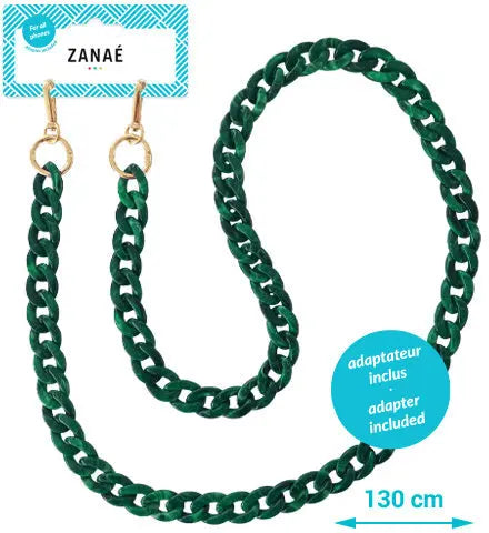 ZANAÉ Phone Necklace Jade 17375 Mineral Spring green Idealshop