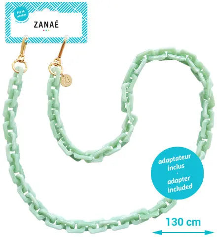 ZANAÉ Phone Necklace Matcha 18323 Cosy Capuccino green Idealshop