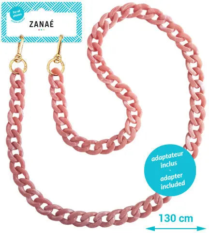 ZANAÉ Phone Necklace Tortoise Shell 17669 Mineral Spring lady pink Idealshop