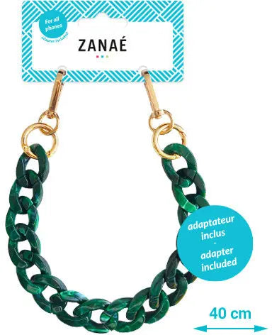 ZANAÉ Phone Wristlace Jade 17468 Mineral Spring green Idealshop