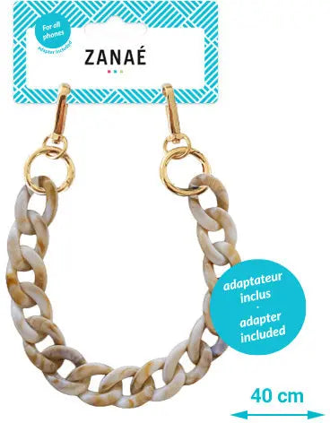 ZANAÉ Phone Wristlace Turtle Sand 17173 Mineral Winter beige Idealshop