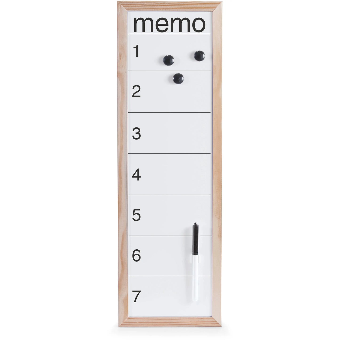 ZELLER Magnettafel Memo 20x60 cm 11576 natur Idealshop