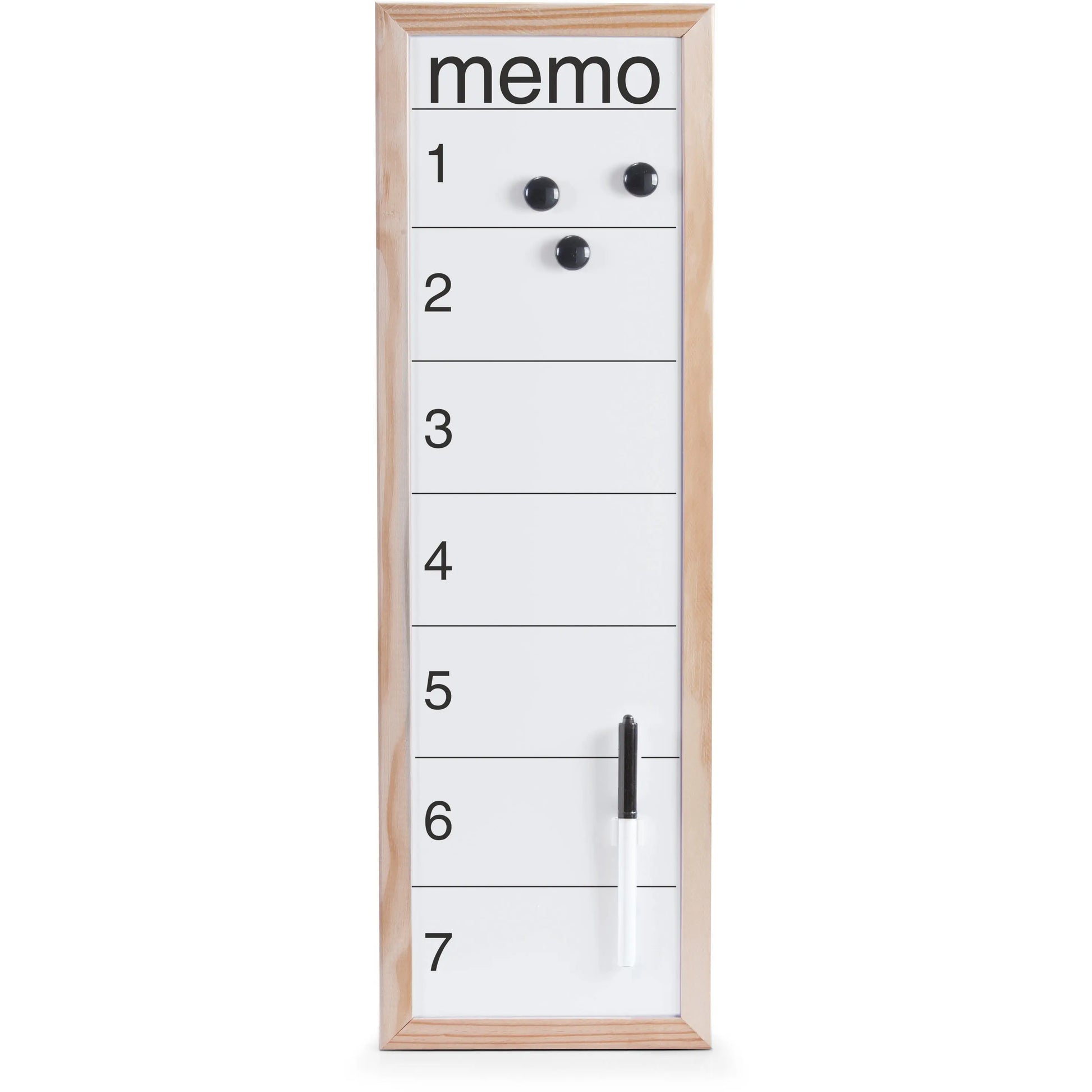 ZELLER Magnettafel Memo 20x60 cm 11576 natur Idealshop